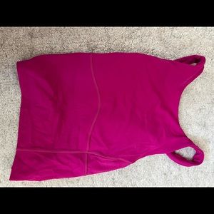Lululemon pink bra top sz. 6 NWOT